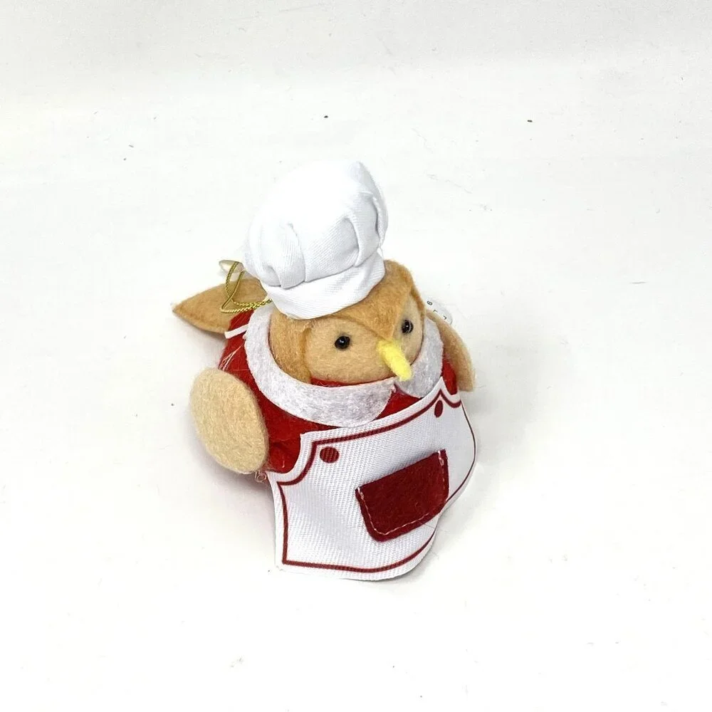 Target Christmas Fabric Chef Bird Ornament Wondershop™ Tree Decorations